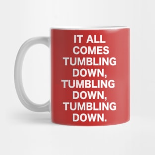 NEON GENESIS EVANGELION! Komm, süsser Tod Tumbling down lyrics shirt Mug